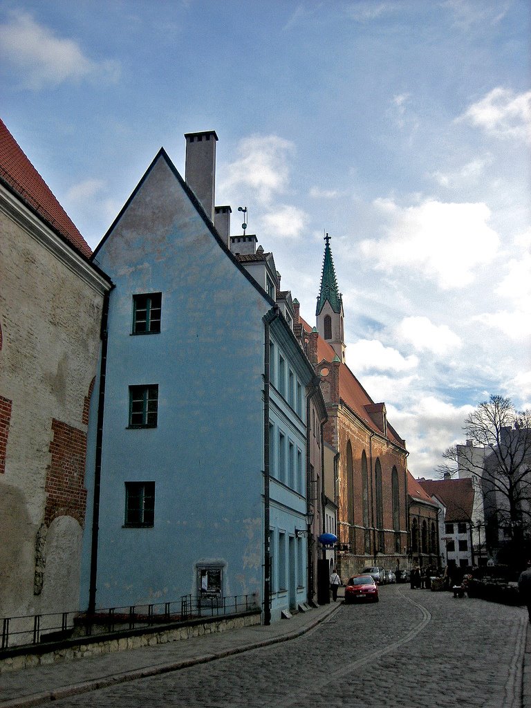 Blue house, riga by mararie