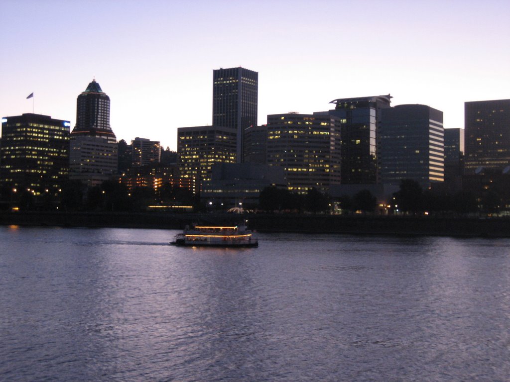 Portland At Dusk by anjalirj