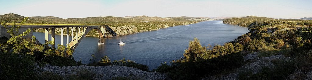 Panorama v dálce Šibenik by Miroslav Čech