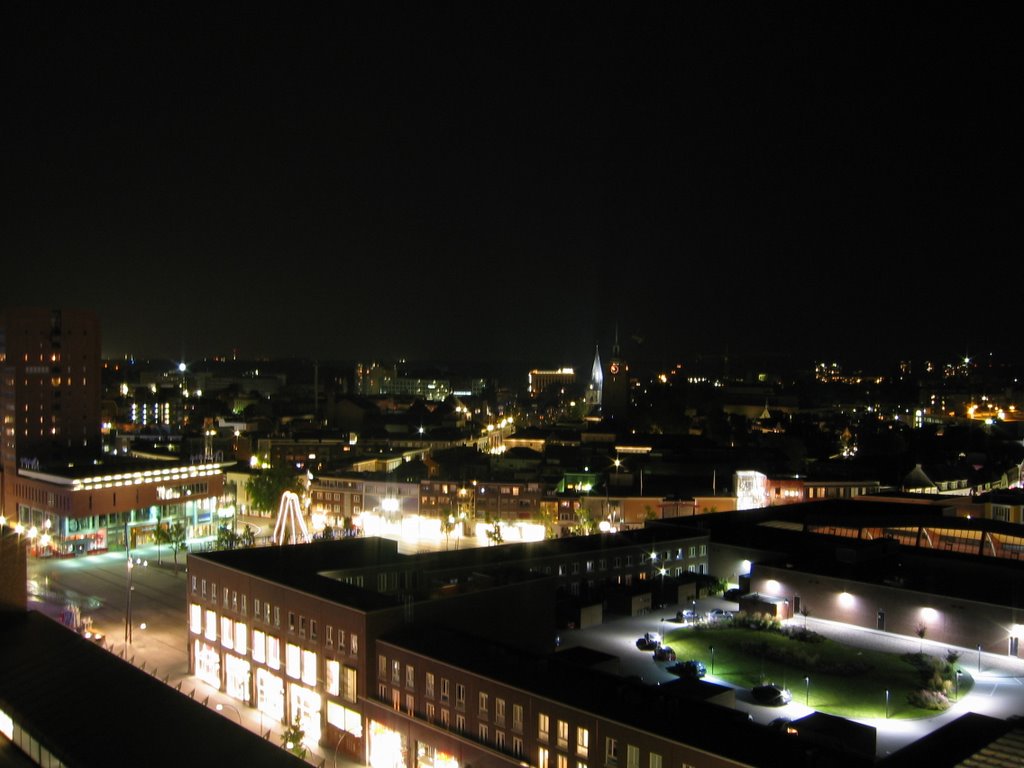 Enschede - Overview at night by WWW-KR