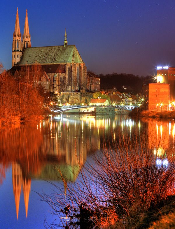 Peterskirche Görlitz, Altstadtbrücke by F-Racer