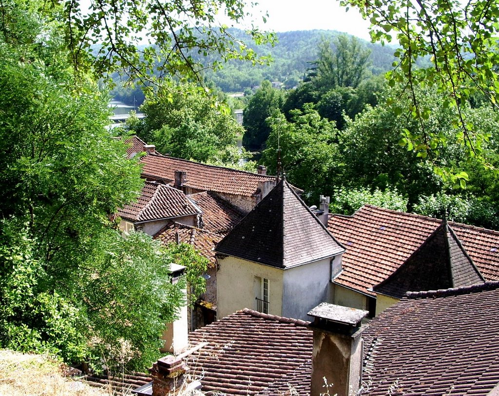 Luzech - Vue sur les toits by Raby Jean-Luc