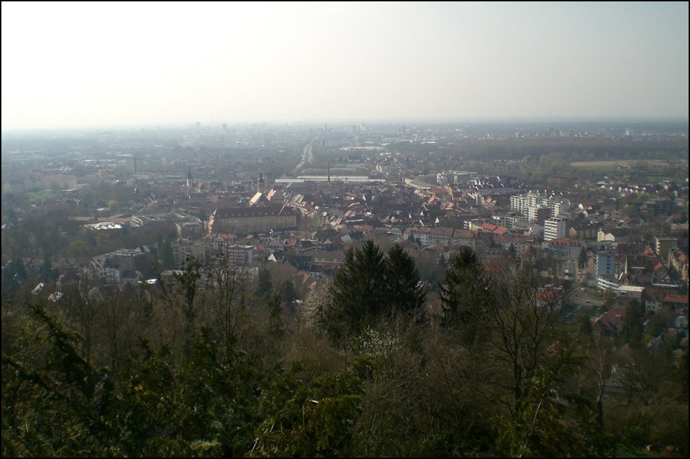 Karlsruhe-Durlach, Blick vom Turmberg by sonnabend