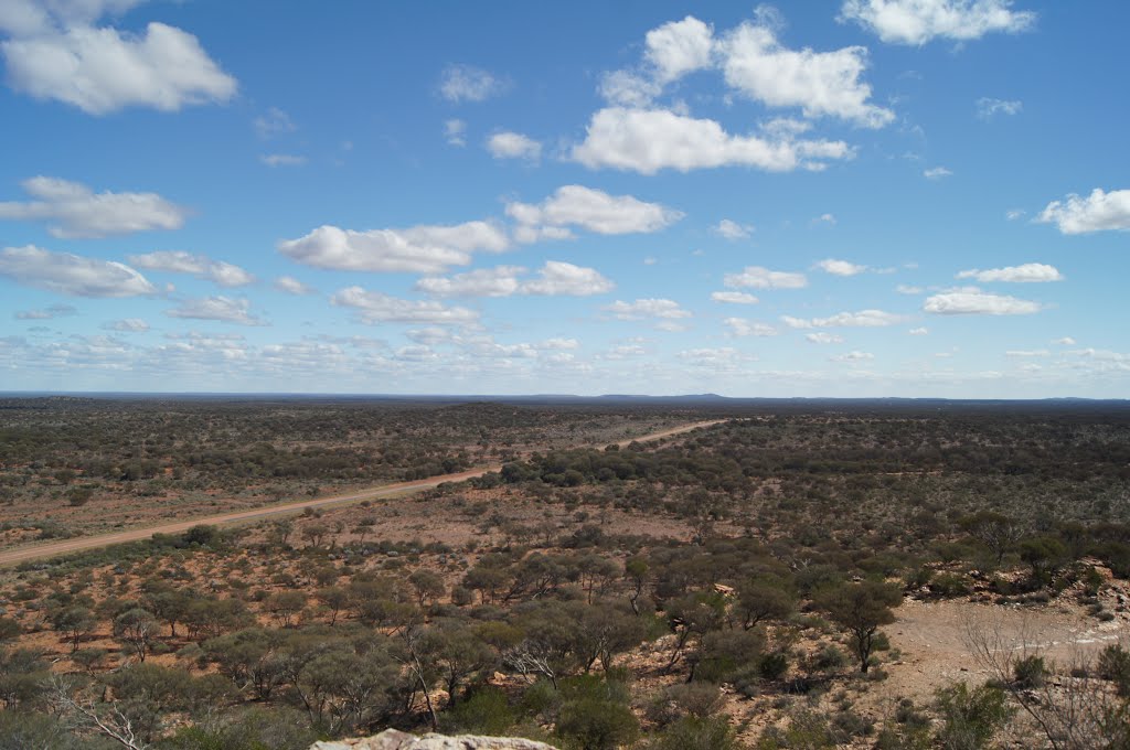 Western View Towards Leonora From Lookout on Leonora-Laverton Road Near Malcolm Turn Off April 2015 by spider52