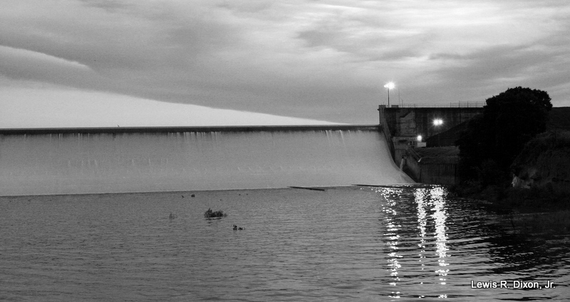 The Iron Bridge Dam Lake Tawakoni 2015 by Xonid1