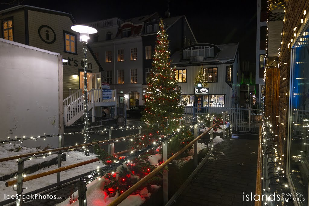 Christmas time in Reykjavík by Rafn Sigurbjörnsson