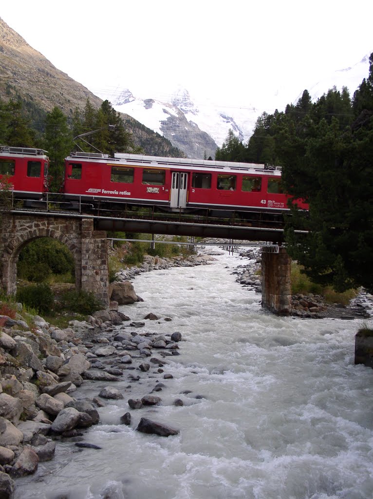 Morteratschgletscher, Pontresina, Svájc by Balázs Hornyák