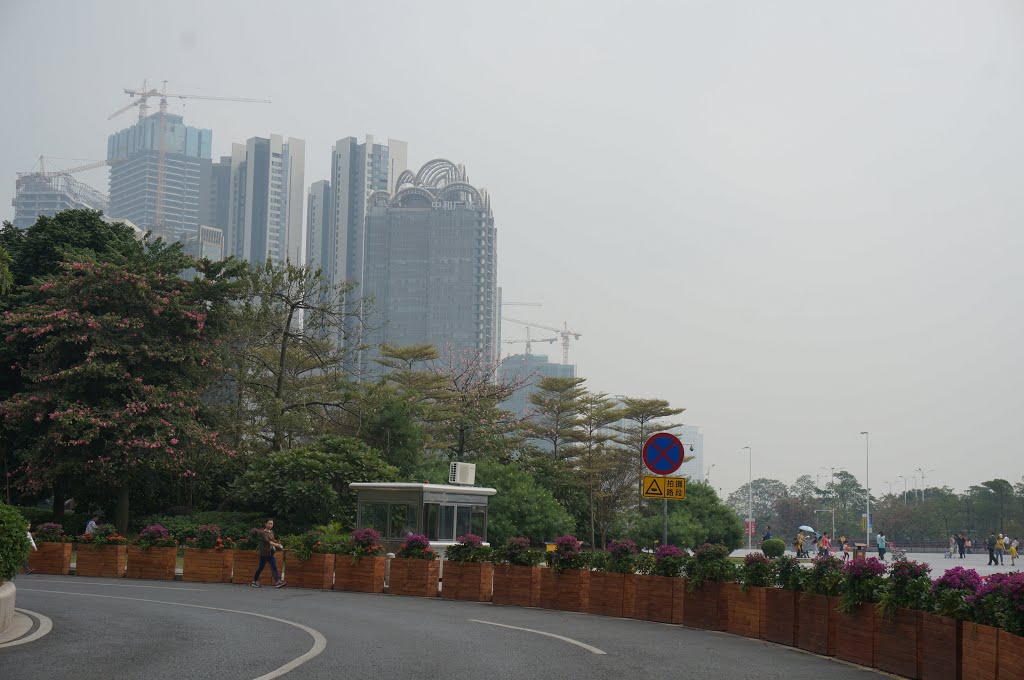 BUILDINGS IN ZHUJIANG NEW TOWN by Kwokhay Chan