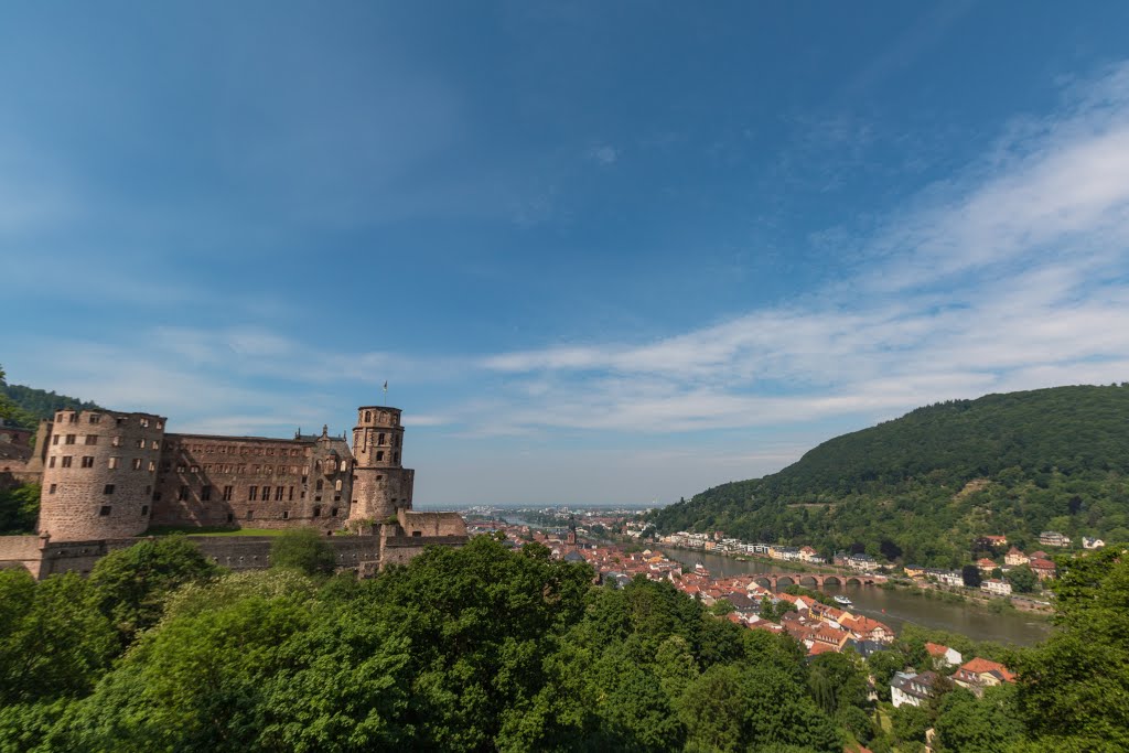 Ausblick von Schloss Heidelberg 2015_05 R&M by mrsiko