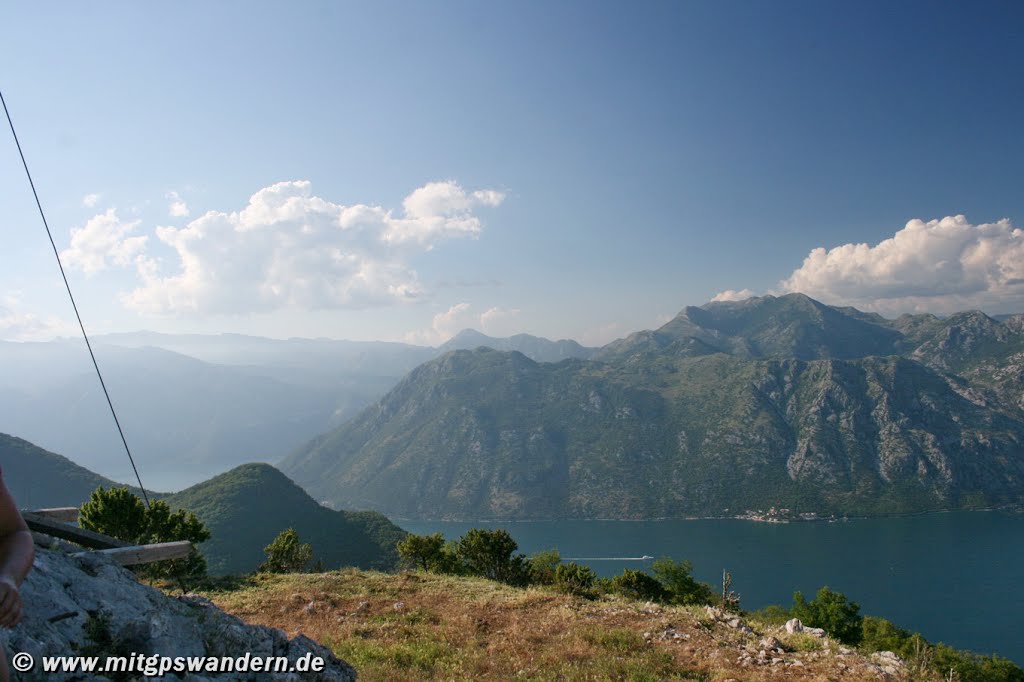 Die innere Bucht von Kotor by Wandern mit GPS und …