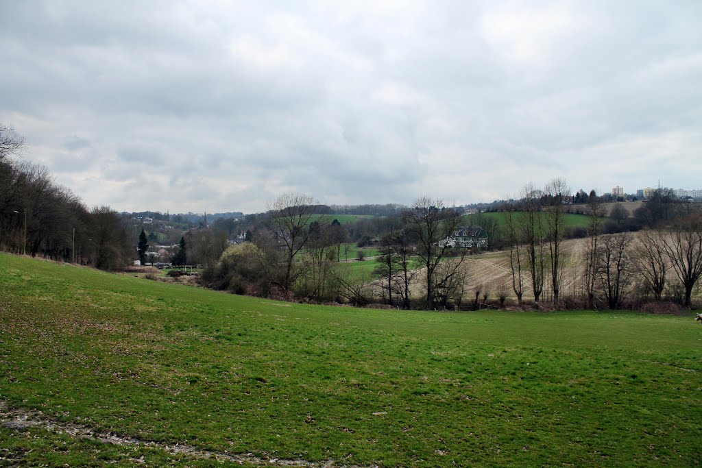 Landschaft bei Nächstebreck (Wuppertal) / 6.04.2015 by Daniil Bartholomae