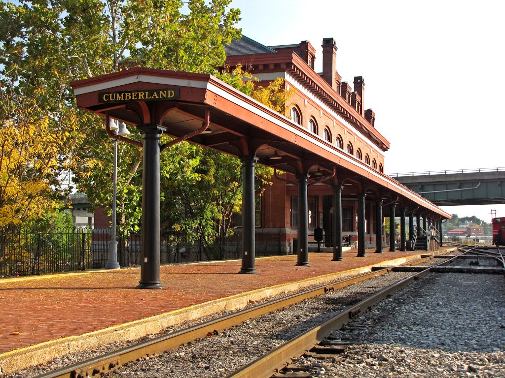 Western Maryland Scenic Railroad station by Ben Schumin