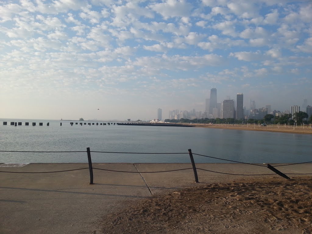 Lake Michigan and Chicago by Mc Jones