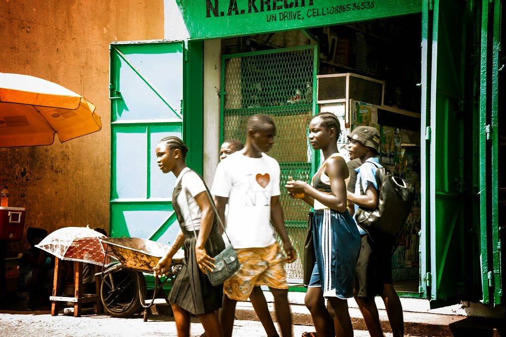 First week back at school following the shutdown because of Ebola. Monrovia, Liberia by Direct Relief