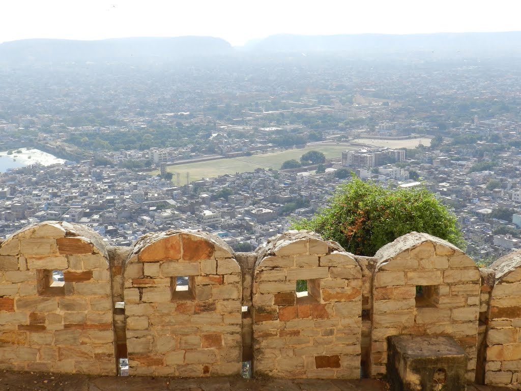 Jaipur city view from Nahargarh Fort, Jaipur by Jereesh Thomas