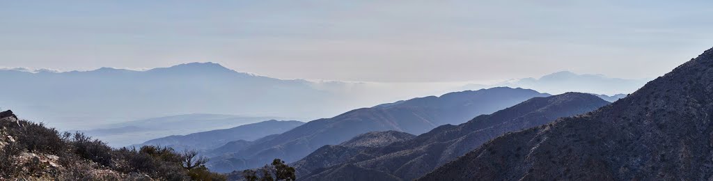 Looking out over Coachella Valley from Keys View by dcroxall