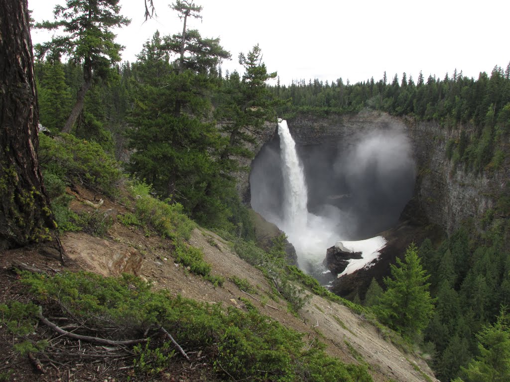 The Spectacular Cascades Of Helmecken Falls In Wells Gray Provincial Park BC May '15 by David Cure-Hryciuk