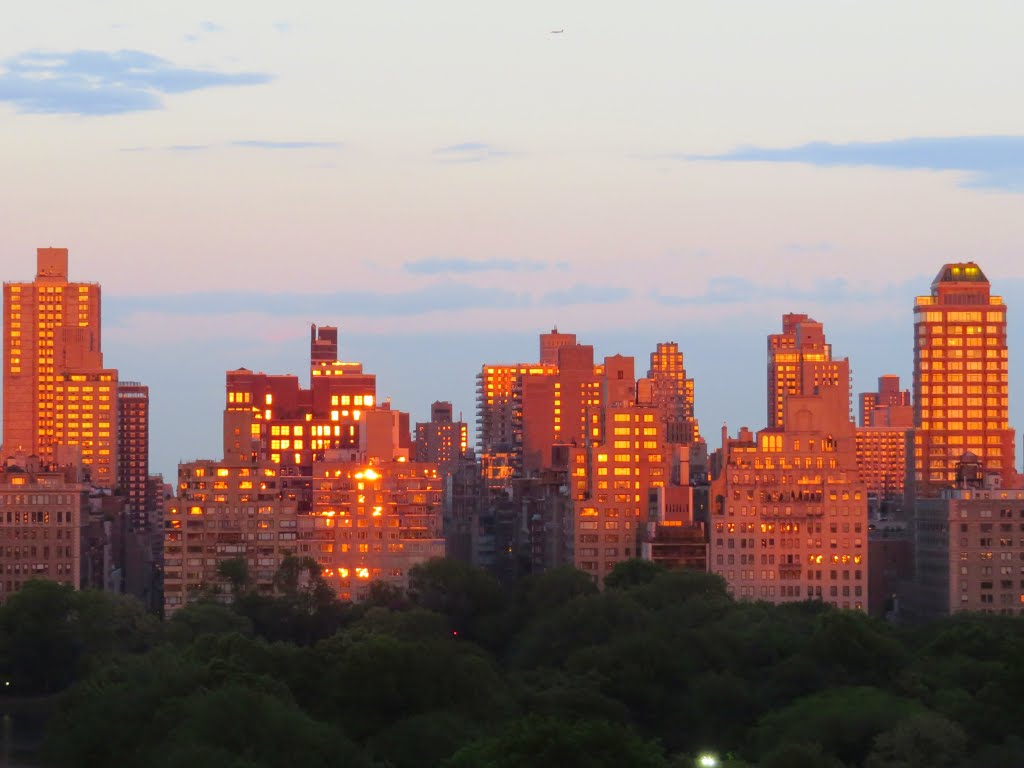 Central Park East by Zalmen Rosenfeld