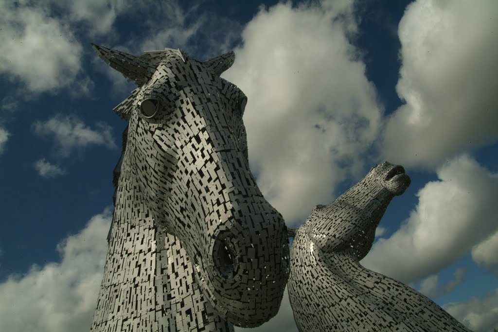 Falkirk Kelpies by Derek Haden