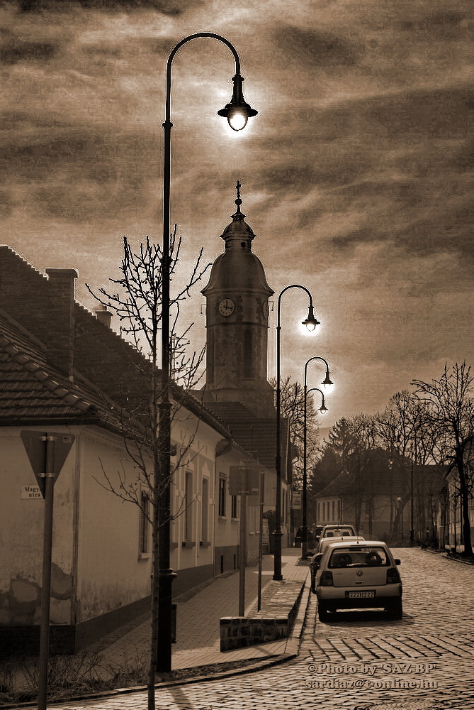 Church and Dózsa Gy. street - Nagymaros DSC_3532-2 by A. Zoltán Sárdi (pho…