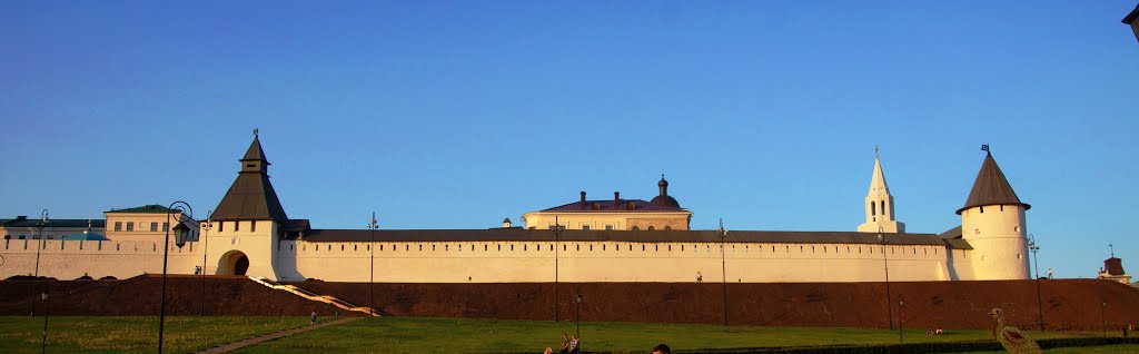 The Kremlin of Kazan from West by János Hajas