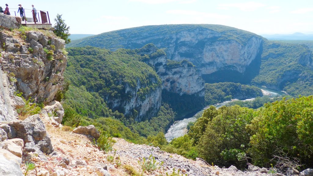 Les gorges de l'Ardèche - Belvédère du méandre de Chames by epaulard59