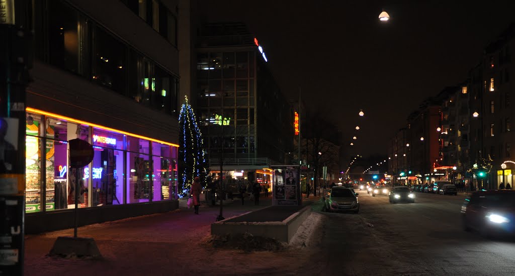 Götgatan i kvällsljus, Stockholm by Tomas Persson