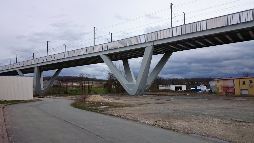 Viaduc LGV coté est by Tiphaine Tulic