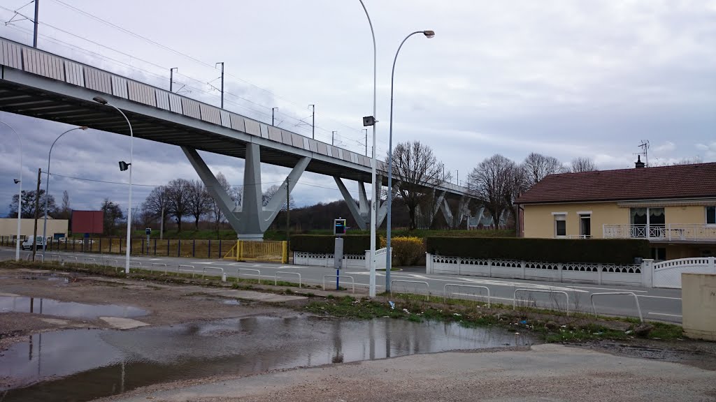 Viaduc LGV coté ouest by Tiphaine Tulic