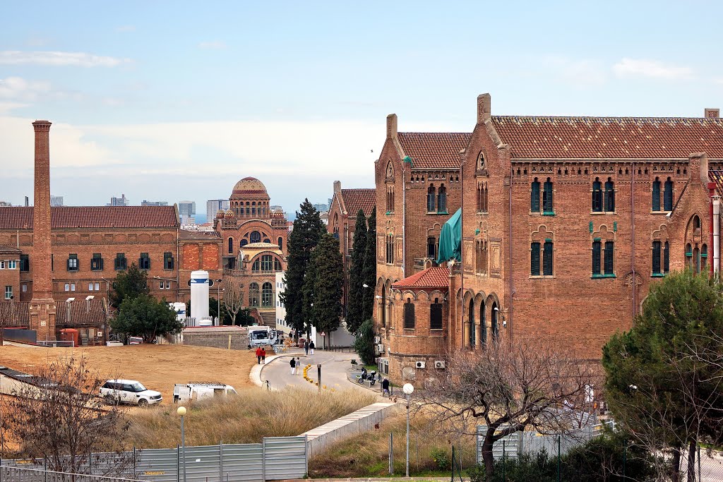 Hospital de la Santa Creu i Sant Pau by Yuri Rapoport