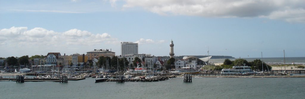 Warnemuende (seen from ferry to Gedser/Denmark) by o.b.