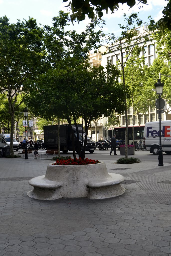 BANCS-JARDINERA DEL PASSEIG DE GRÀCIA by Yeagov