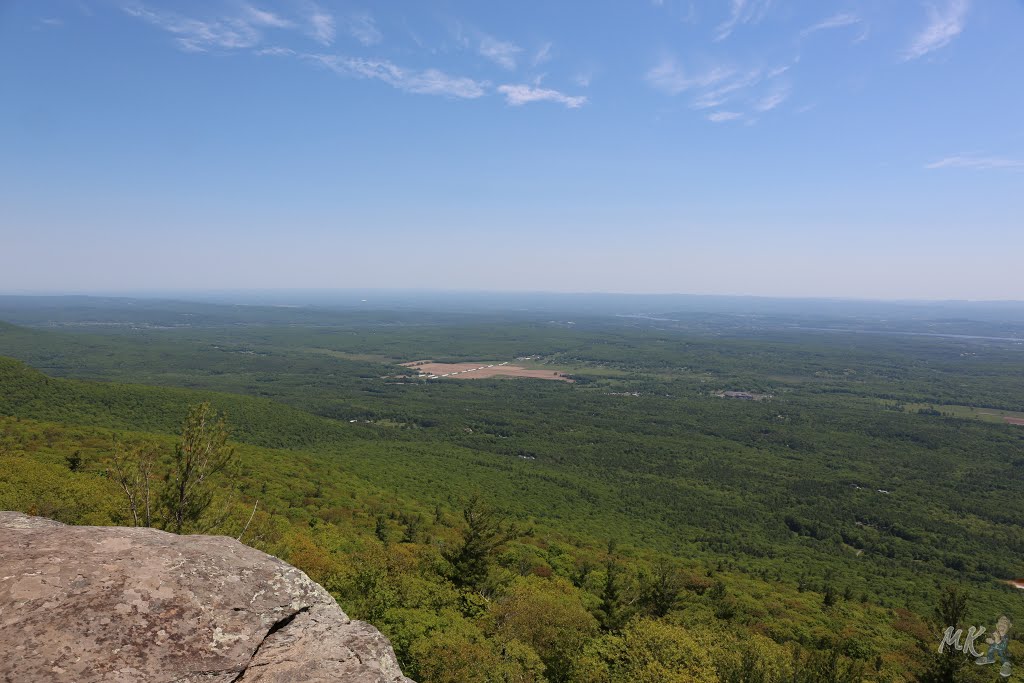 View from Artists Rock - North-South Lake/Escarpment Trail Loop Hike - Long Path - Haines Falls, NY, USA - May,24,2015. by mariok40