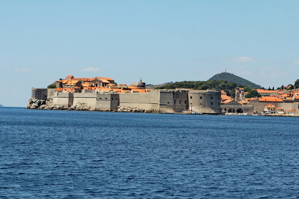 Dubrovnik desde las inmediaciones de la isla de Lockum by R Melgar