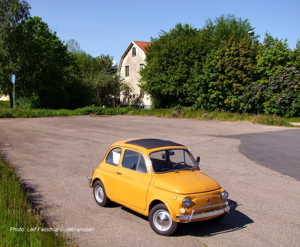 1972 Fiat 500. Viktoria street in Mellerud. by Leif Fielstrup Guldb…