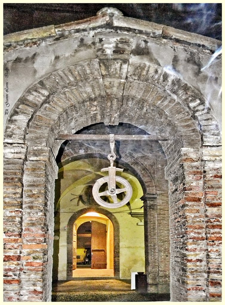 ITALIA - Castrocaro Terme e Terra del Sole (FC). Loc: Terra del Sole, Palazzo Pretorio. La corte interna in una notte speciale. - Governor's Palace (1564) ..by night,; in a special night. by antenoremalatesta