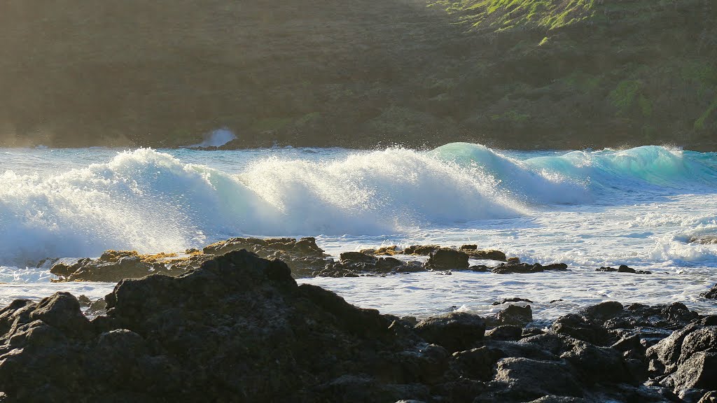 Makapuu Beach, Waimanalo by Bob Linsdell