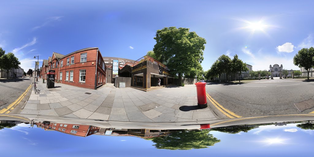 UK, Cardiff University Students Union Panorama by Ben Rosie