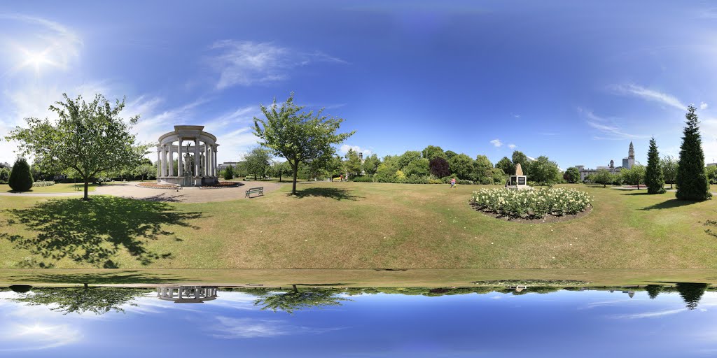 UK Welsh National War Memorial Alexandra Gardens by Ben Rosie