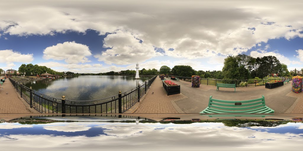 UK Cardiff Roath Park Lake by Ben Rosie