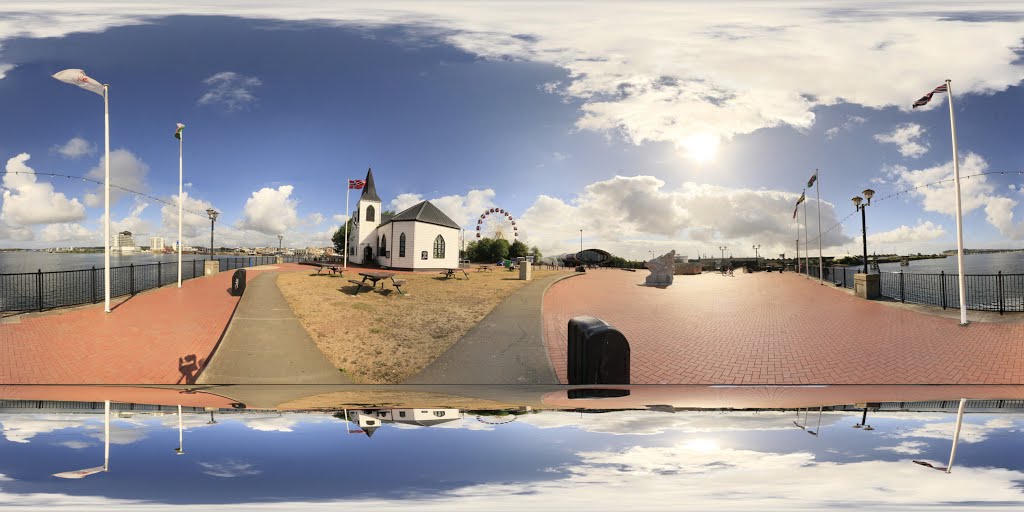 UK Cardiff Bay Norwegian Church by Ben Rosie