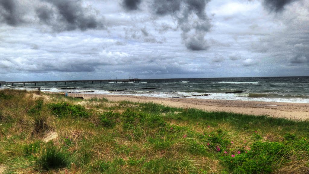 Am Strand von Heiligendamm by K.-H. Vollrath