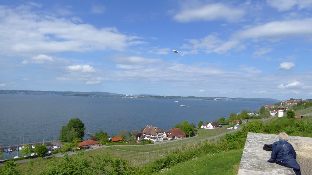 Meersburg Haltnau : Blick vom Lerchenberg zum Bodensee. 07.05.2015 by E.Hannelore.Nowag