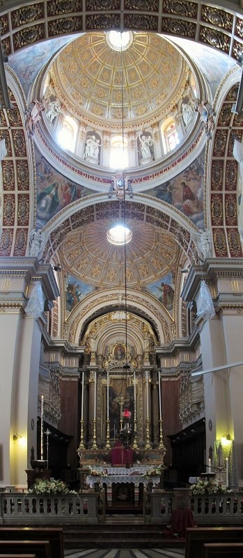 Zurrieq: Church St. Katharina (Interior) by hubi1802