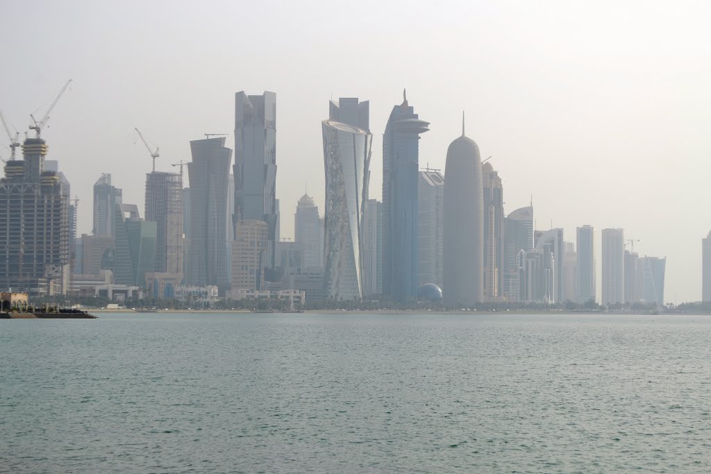 Doha skyline by Geo S