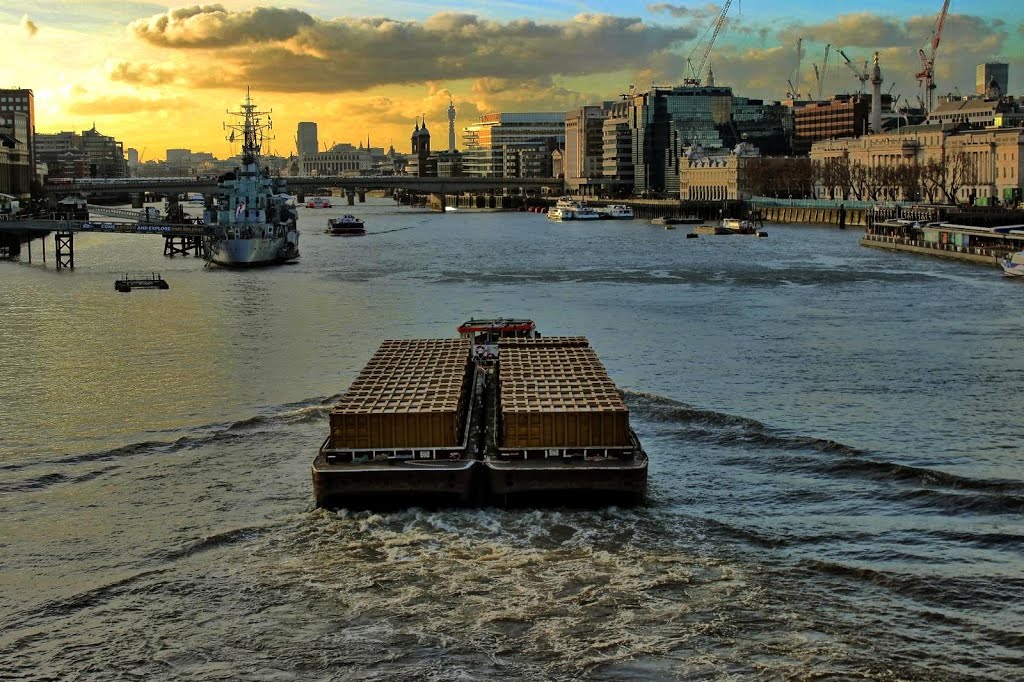 River Thames by Richard Cruttwell