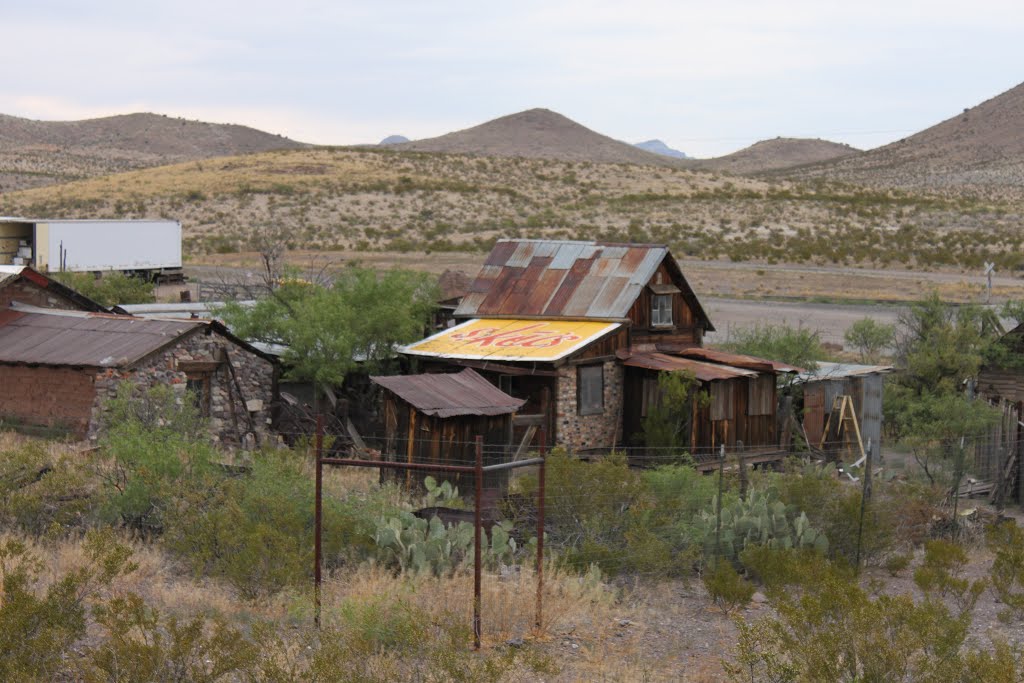 Yellow Roof at Steins, NM by Jim Nuti