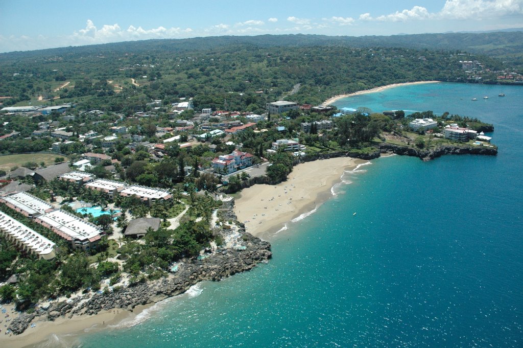 Sosua Beach - aerial by ronipalme