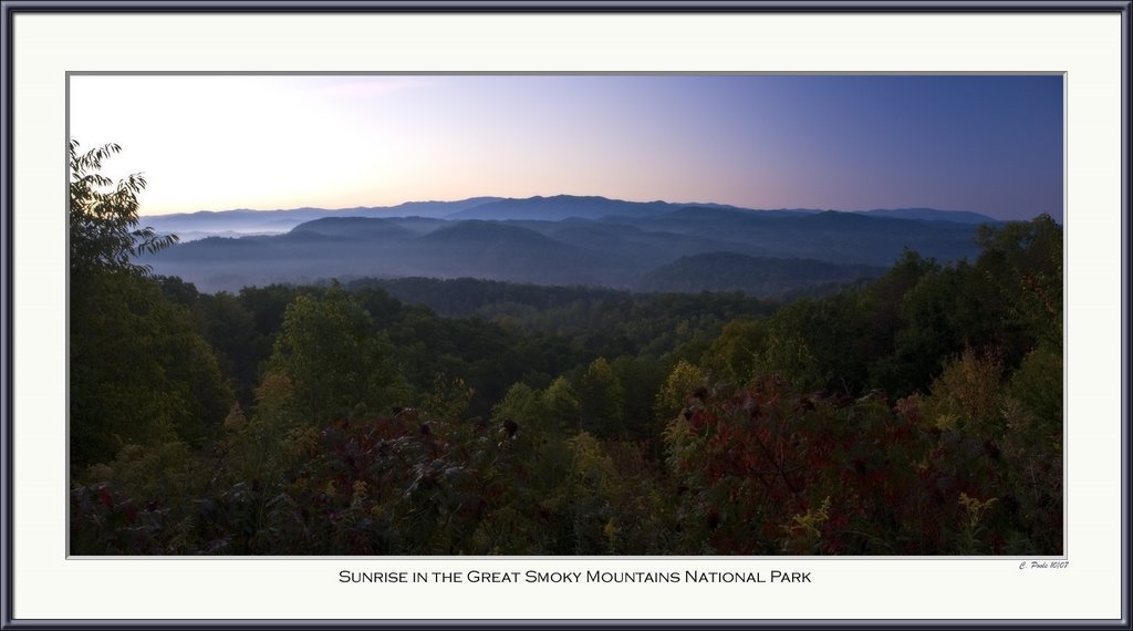 Smoky Mountain Sunrise by Chris Poole