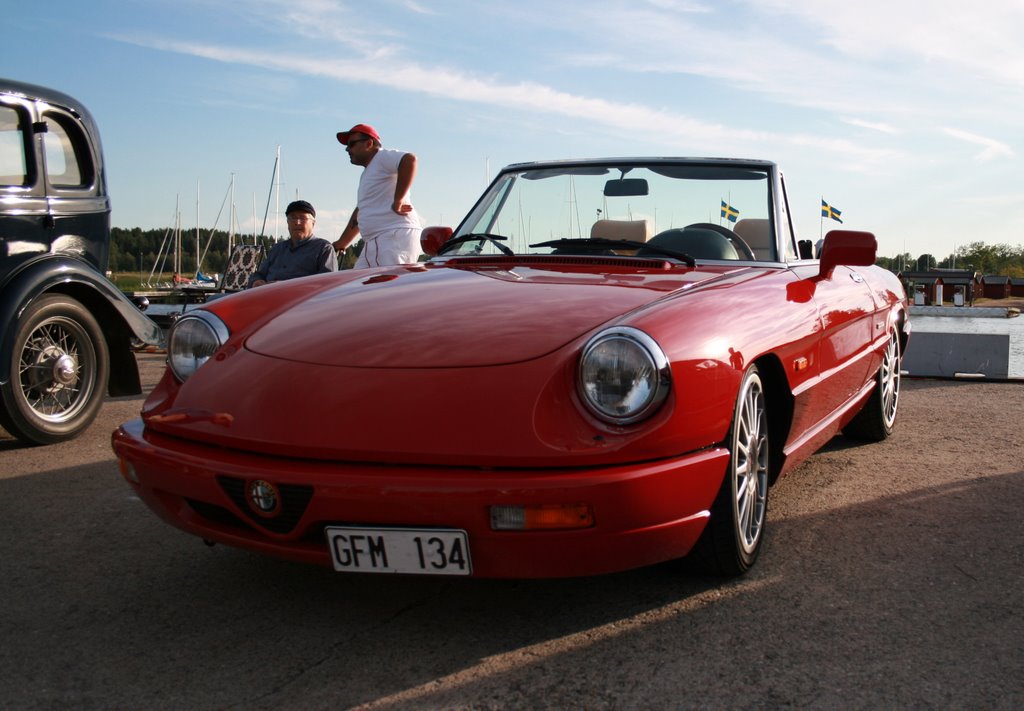 Veteranbilsträff 9/7 - Alfa Romeo Spider by Fredrik Ringdahl